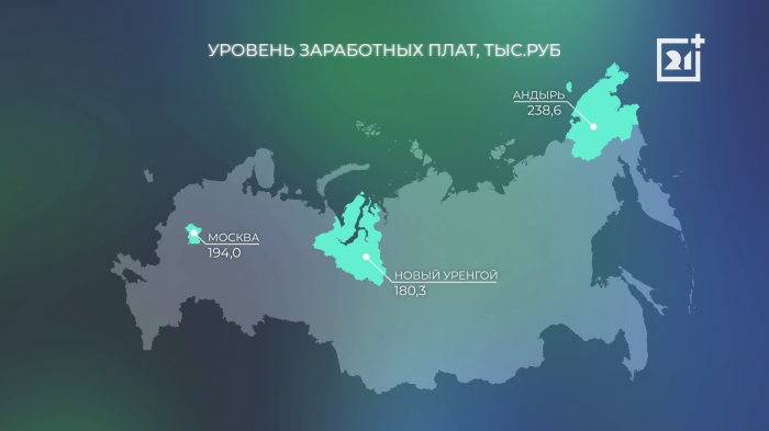 Мурманск занял 15 строчку рейтинга городов России по уровню заработных плат Купюра