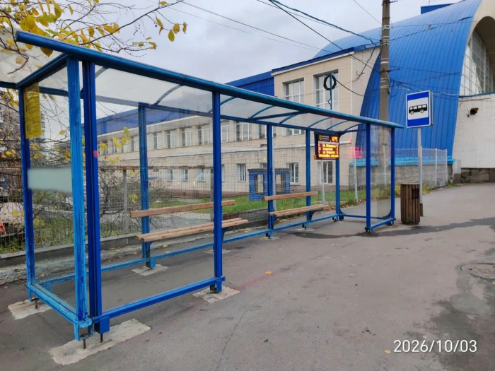 Очередной акт вандализма произошел накануне юбилея Мурманска Остановка