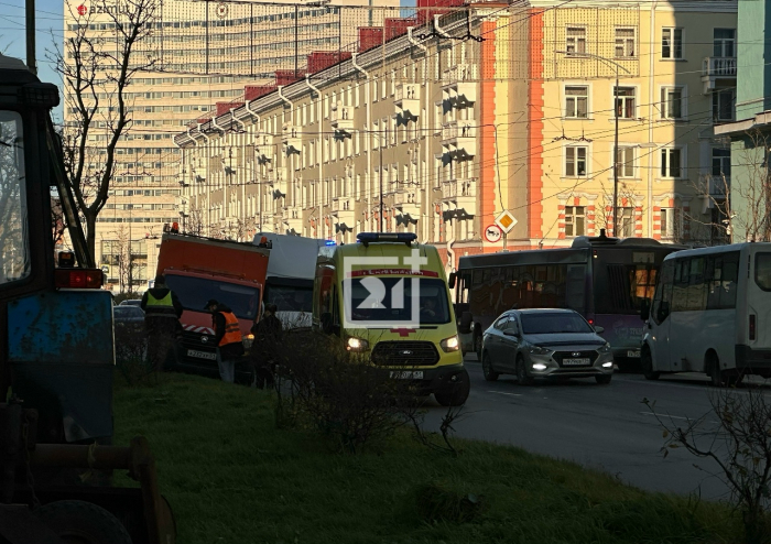ДТП с пострадавшим. В центре Мурманска произошла серьезная авария ДТП