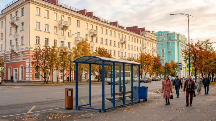 Остановку в центре Мурманска вернут на прежнее место Город