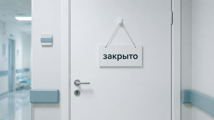 В Мурманской области закрывают роддом Дверь